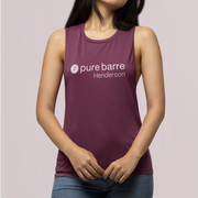 Pure Barre Women’s Flowy Scoop Neck Muscle Tank – Henderson or Las Vegas Studio