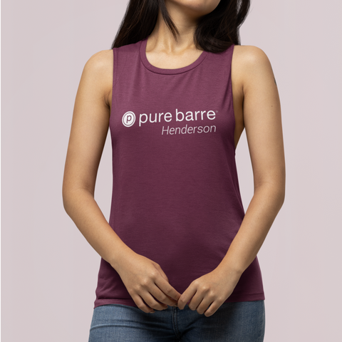 Pure Barre Women’s Flowy Scoop Neck Muscle Tank – Henderson or Las Vegas Studio