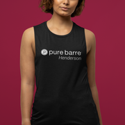 Pure Barre Women’s Flowy Scoop Neck Muscle Tank – Henderson or Las Vegas Studio