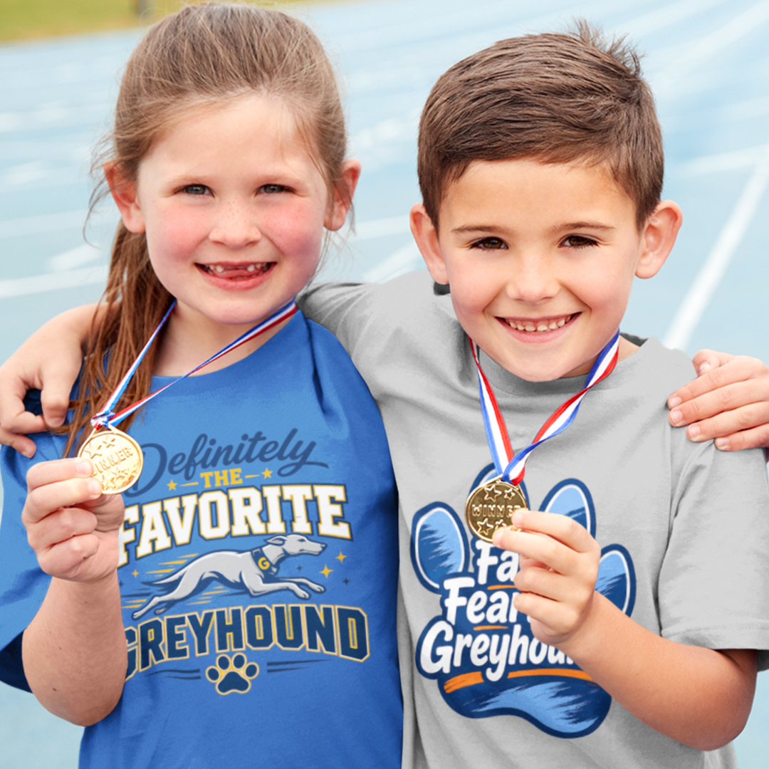 Fast. Fearless. Greyhound. Spirit Shirt | Goolsby Elementary | Toddler, Youth &amp; Adult