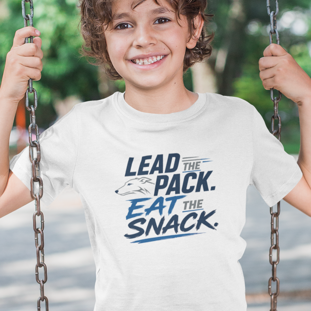 Lead the Pack. Eat the Snack. Spirit Shirt | Goolsby Elementary | Toddler, Youth &amp; Adult