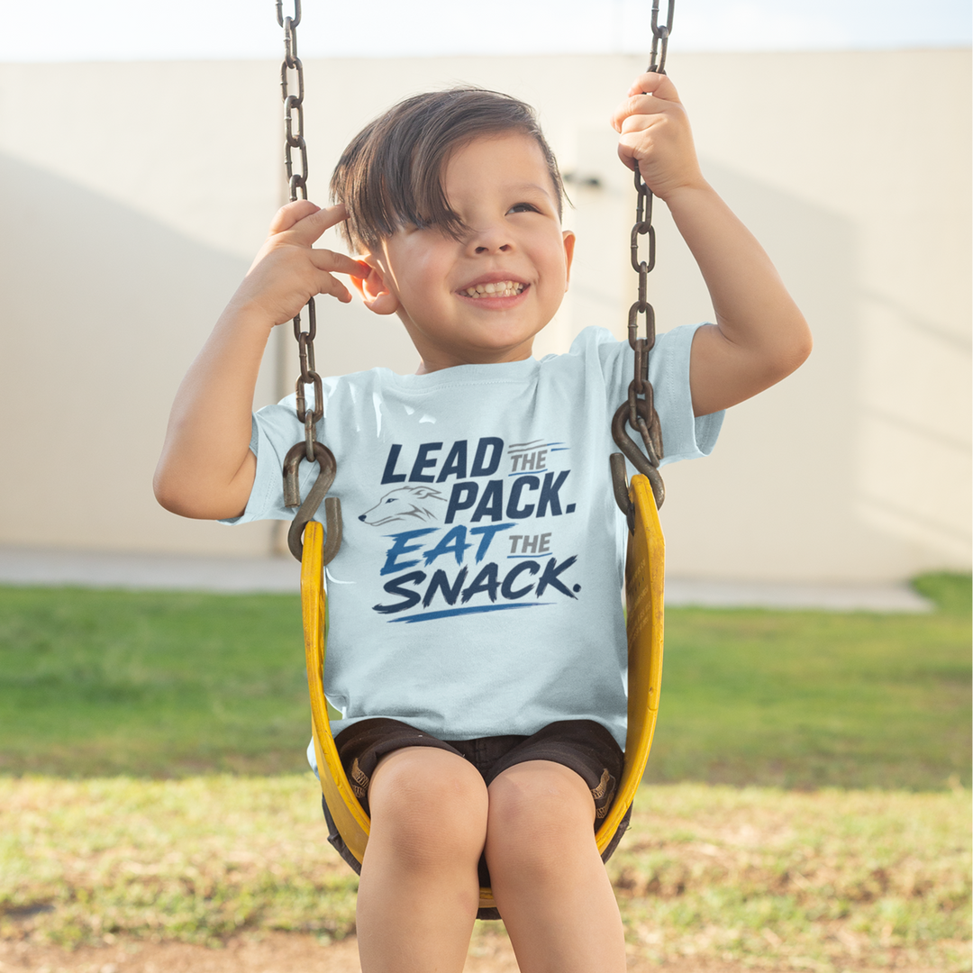 Lead the Pack. Eat the Snack. Spirit Shirt | Goolsby Elementary | Toddler, Youth &amp; Adult