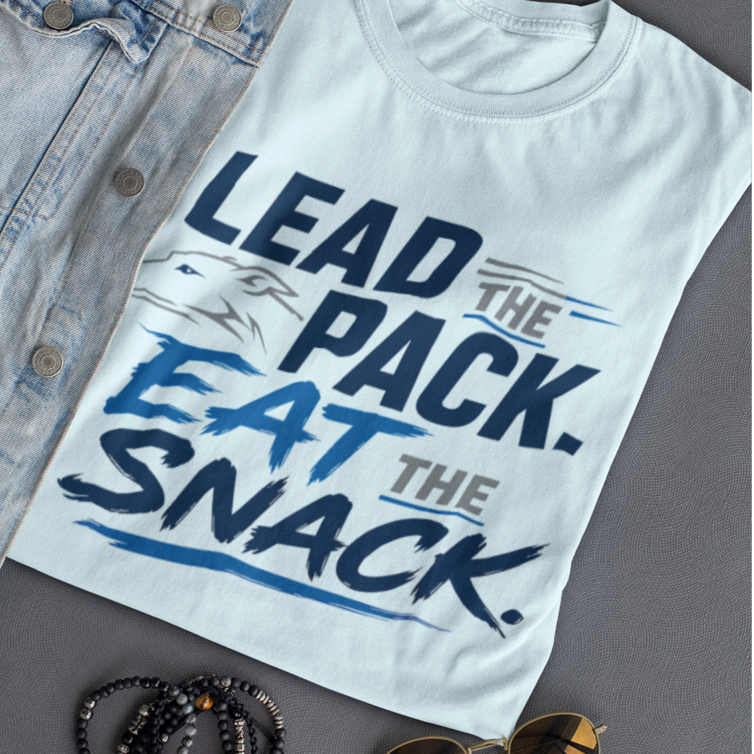 Lead the Pack. Eat the Snack. Spirit Shirt | Goolsby Elementary | Toddler, Youth &amp; Adult