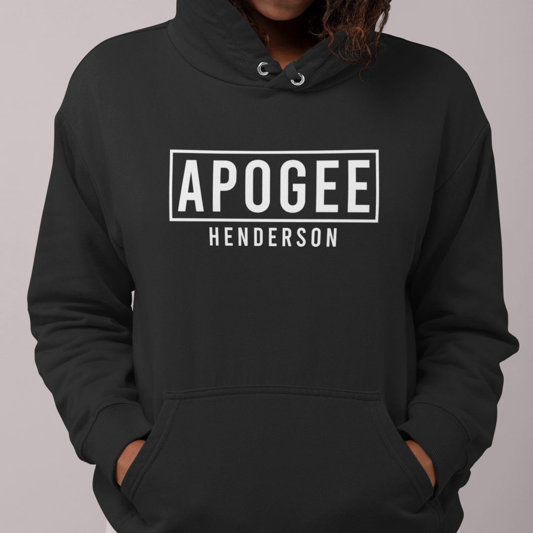 Modern Apogee Henderson Black Hoodie – Youth &amp; Adult