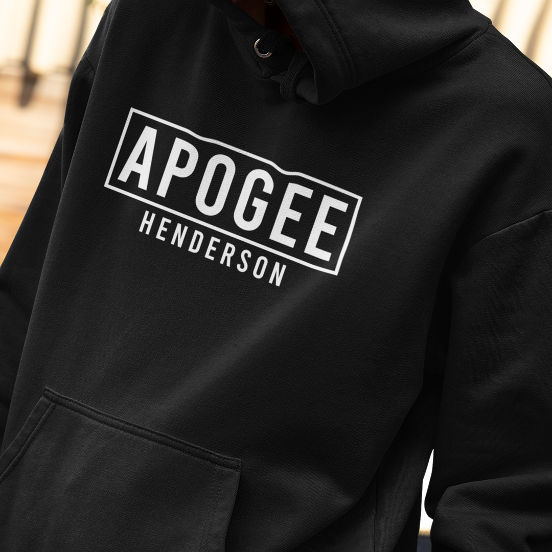Modern Apogee Henderson Black Hoodie – Youth &amp; Adult