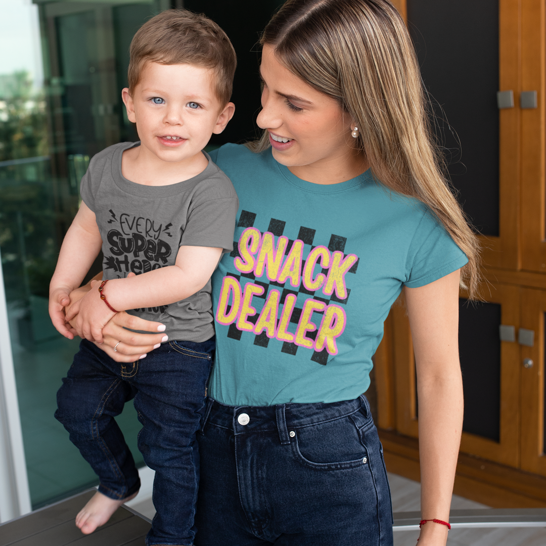 Snack Dealer T-Shirt – Funny Retro Graphic Tee | Unisex Fit