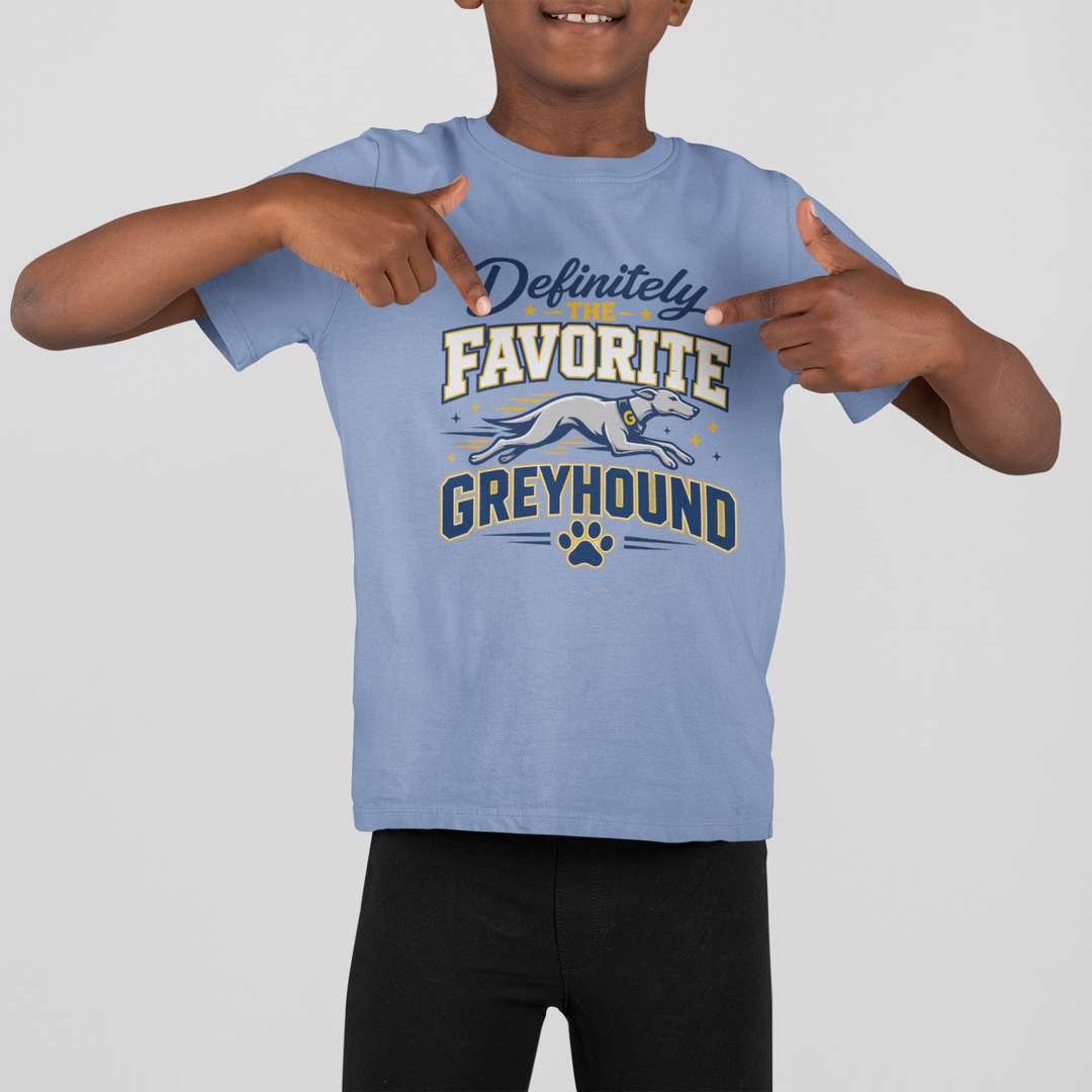 Definitely the Favorite Greyhound | Goolsby Elementary Spirit Shirt | Toddler, Youth &amp; Adult Sizes