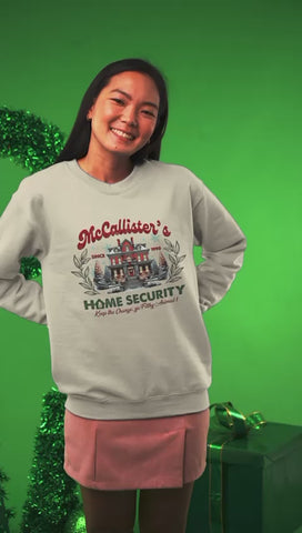 Limited Edition “McCallister’s Home Security” Holiday Sweatshirt - Natural